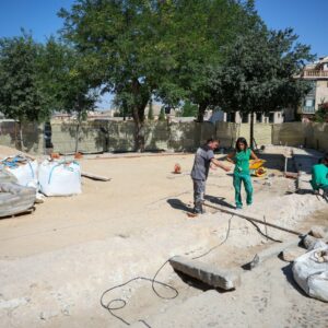 En marcha la remodelación de la plaza de San Cristóbal con el nuevo programa de Capacitación Juvenil de Toledo