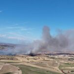 Incendio en La Torre de Esteban Hambrán
