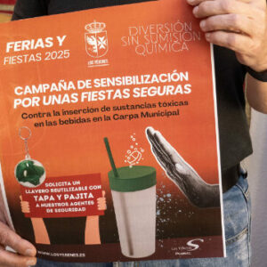 Los Yébenes lanza una campaña para prevenir la inserción de sustancias en bebidas durante las fiestas