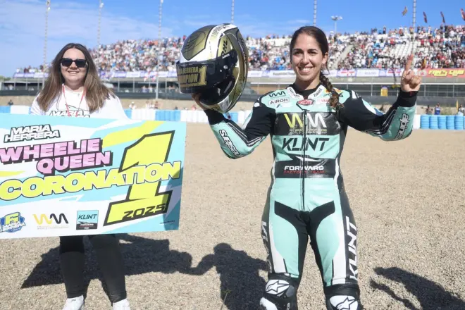 La toledana María Herrera, campeona del Mundial Femenino de Motociclismo