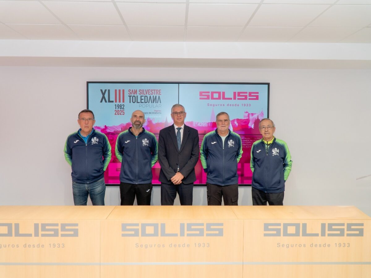 Soliss Seguros renueva su compromiso con la San Silvestre de Toledo en su 43ª edición