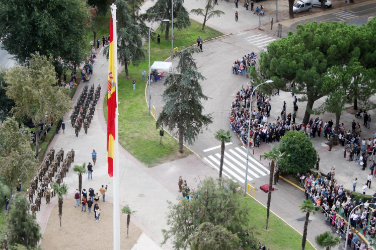 Talavera inaugura una bandera de España de 30 metros y la Junta recrimina al Ayuntamiento no invitarle al acto