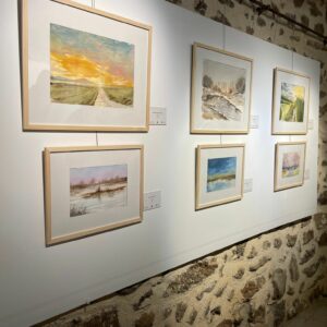 'Entre el cielo y la tierra', una exposición de acuarelas paisajísticas que ya puede visitarse en Melque