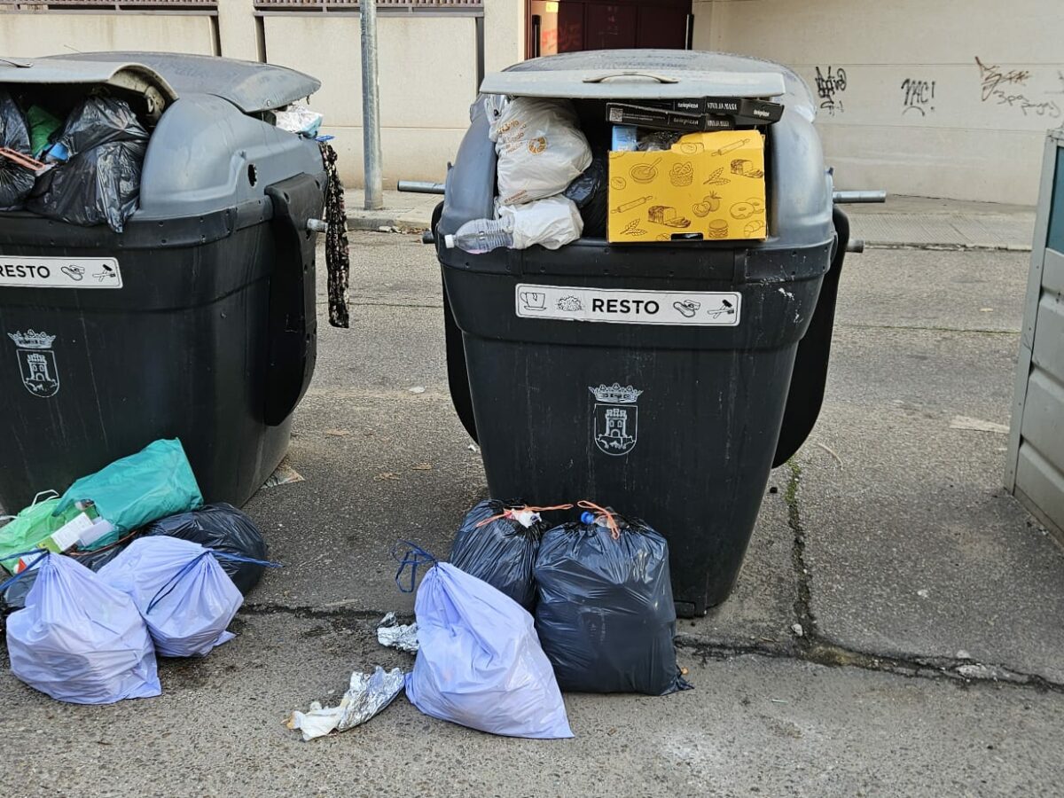 La basura se acumula en Talavera por las averías de varios camiones y los sindicatos advierten de movilizaciones