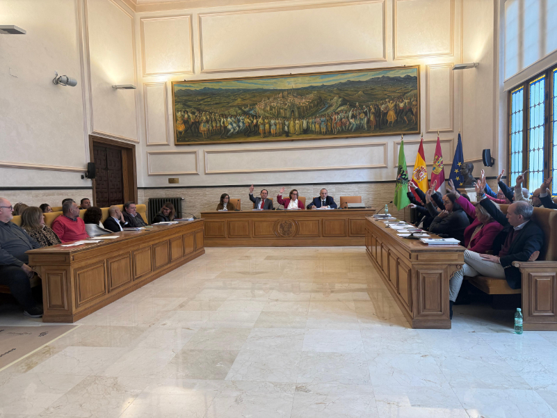 La Diputación de Toledo aprueba el presupuesto de 2026, de casi 200 millones, con la abstención del PSOE
